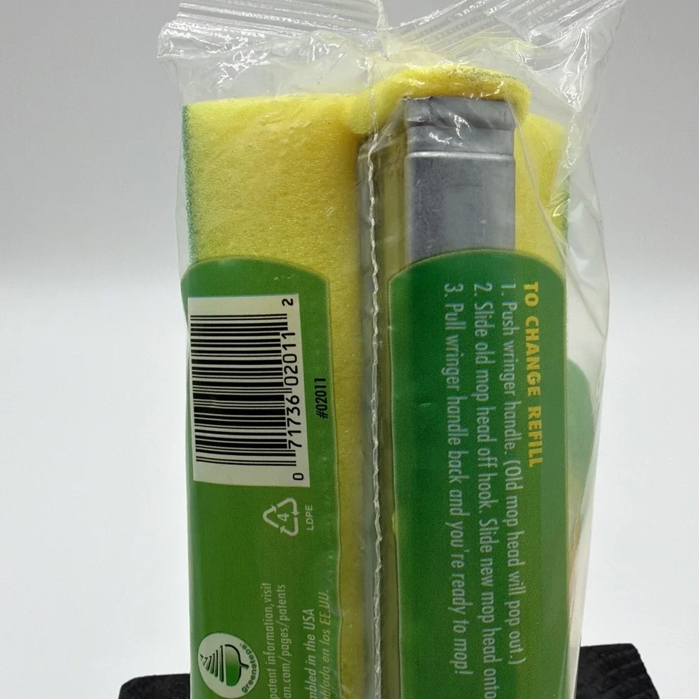 NEW Libman Nitty Gritty 10 In. Sponge Roller Mop Refill #02011 FREE SHIPPING
